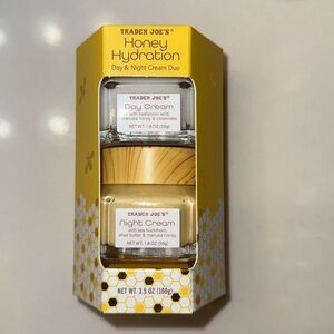 NEW Trader Joes Honey Hydration Face Day and Night Cream Trader Joe's 3.5oz